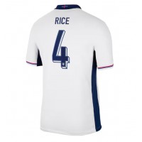 Anglicko Declan Rice #4 Domáci futbalový dres ME 2024 Krátky Rukáv